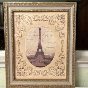 Print of Eiffel Tower